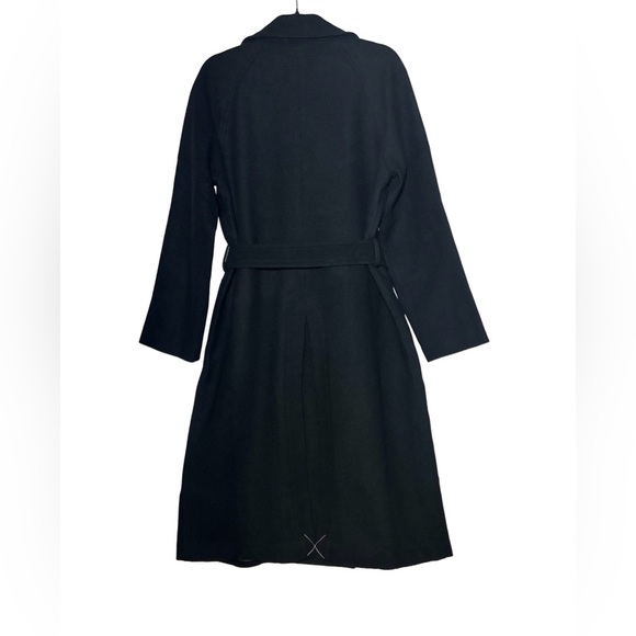 NWT Madewell Black Double-Breasted Trench Coat, Sizes S & XL - Picture 5 of 15